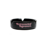 Emblem Black Pink Ashtray