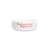 Emblem White Pink Ashtray