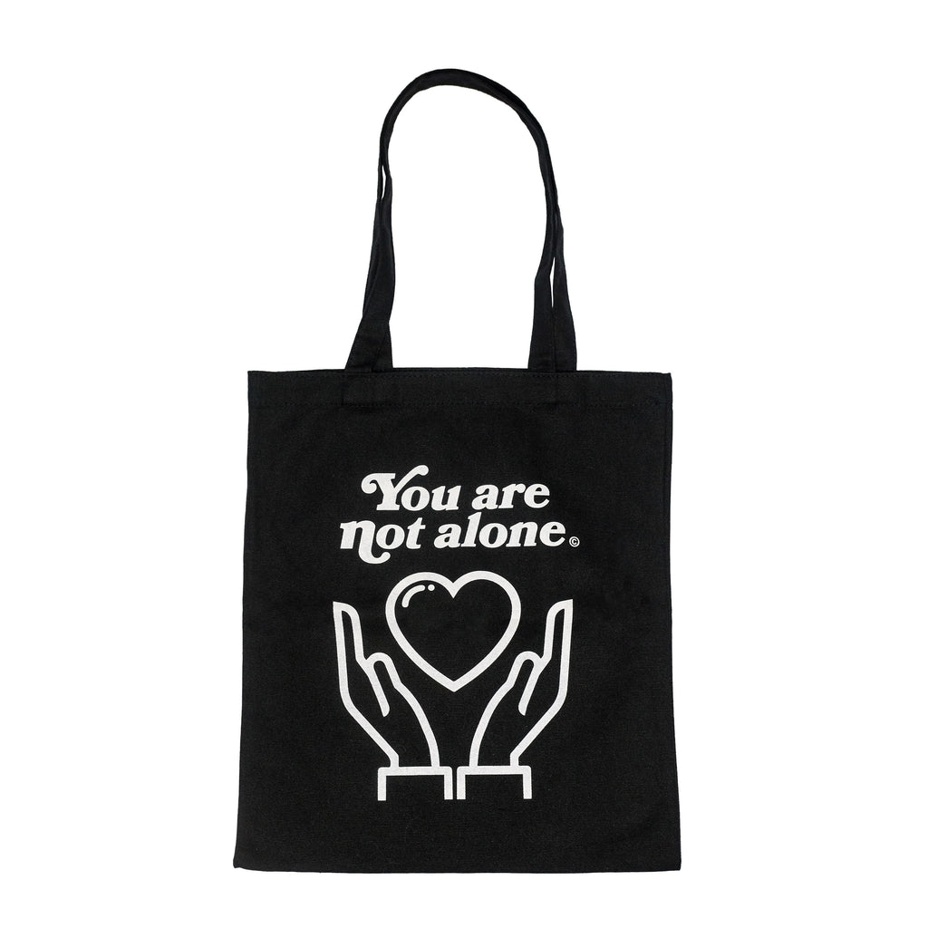 Essential Jet Black Shopping Tote - extrovertedintrovert