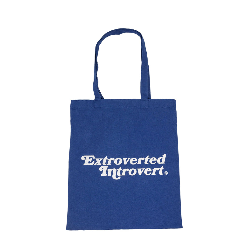 Essential Royal Blue Shopping Tote - extrovertedintrovert