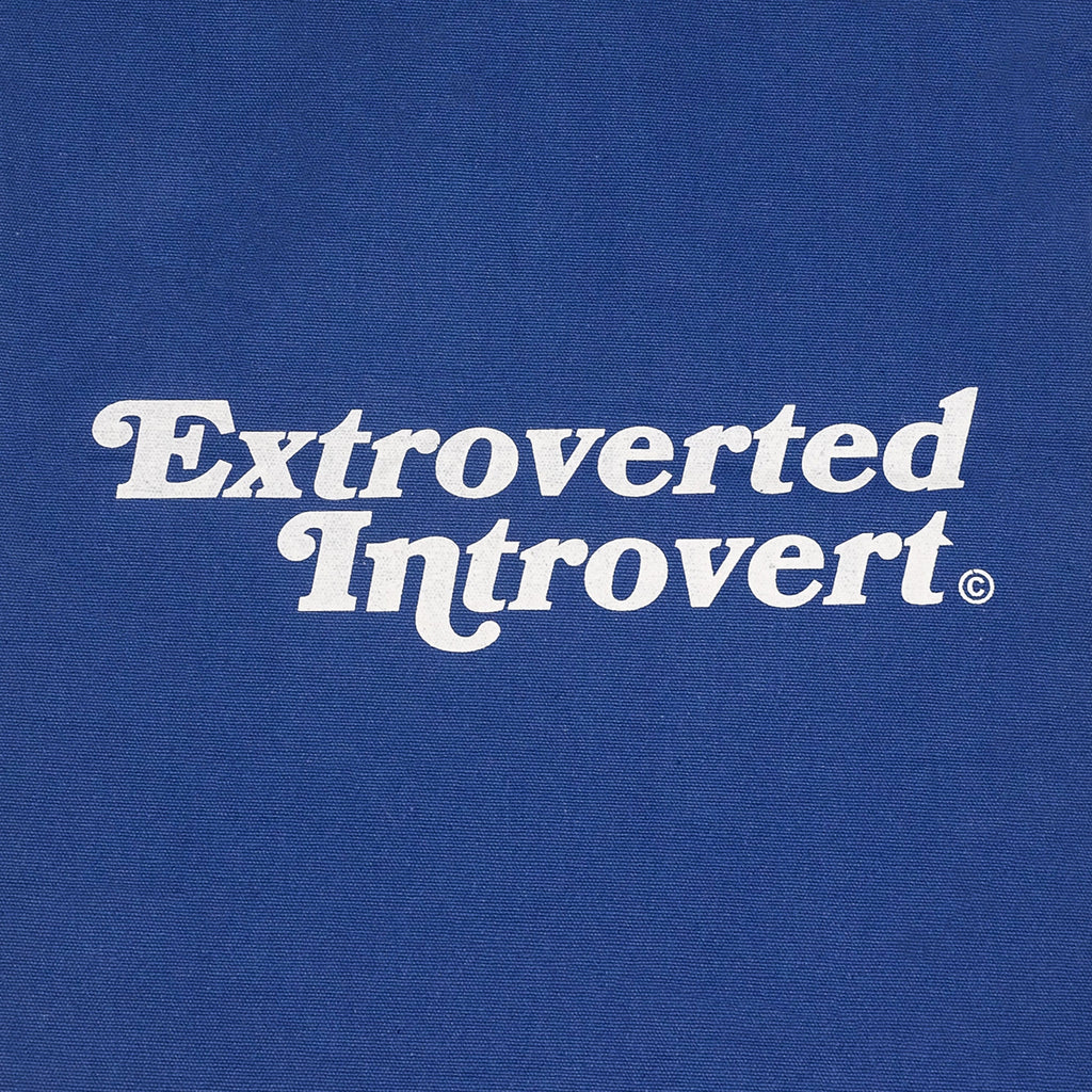 Essential Royal Blue Shopping Tote - extrovertedintrovert