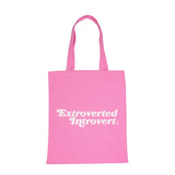 Essential Pastel Pink Shopping Tote - extrovertedintrovert