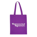 Essential Violet Purple Shopping Tote - extrovertedintrovert
