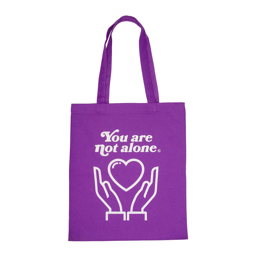 Essential Violet Purple Shopping Tote - extrovertedintrovert