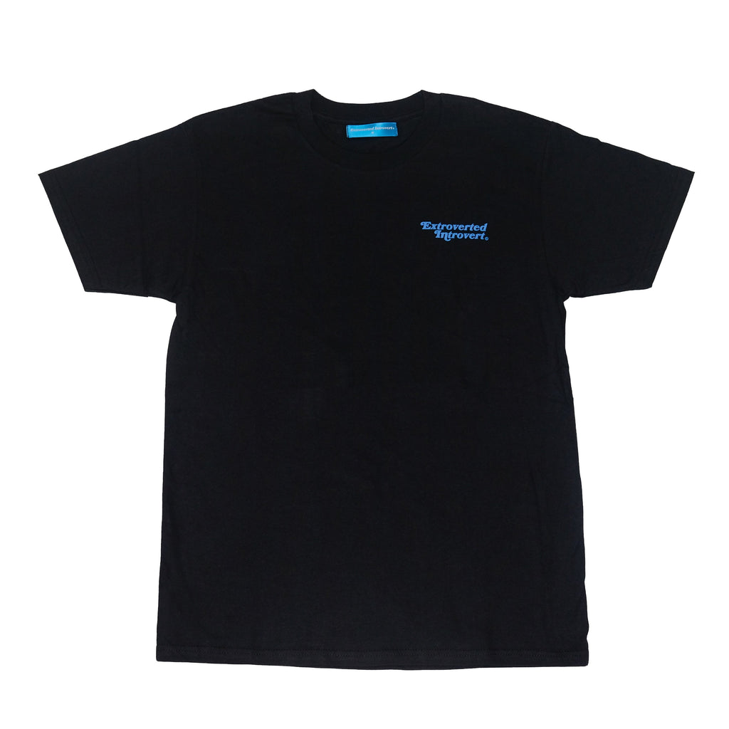 You Are Not Alone Standard Black Tee - extrovertedintrovert