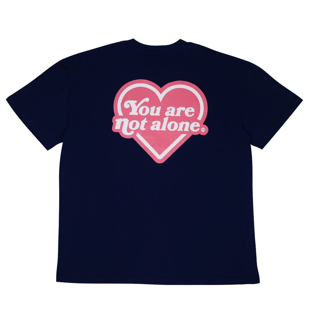 Heart Logo Oversized Navy Tee