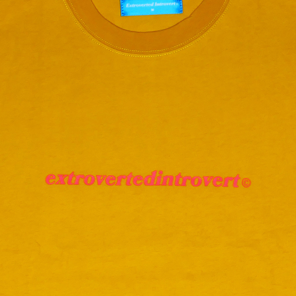 Core Logo Oversized Mustard Tee