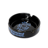 Emblem Black Blue Ashtray - extrovertedintrovert