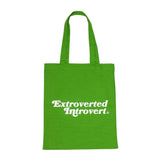 Essential Kiwi Green Shopping Tote - extrovertedintrovert