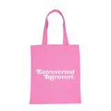 Essential Pastel Pink Shopping Tote - extrovertedintrovert