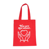 Essential Blush Red Shopping Tote - extrovertedintrovert