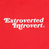 Essential Blush Red Shopping Tote - extrovertedintrovert