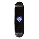 Heart Logo 8 Inch Black Skate Deck