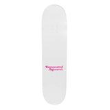 Heart Logo White Skate Stool