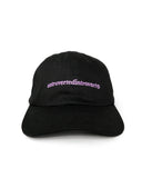 Text Logo 6 Panel Jet Black Cap