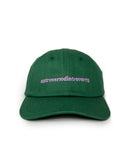 Text Logo 6 Panel Forest Green Cap
