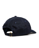 Text logo 6 Panel Navy Cap