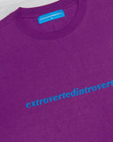 Core Logo Oversized Purple Tee