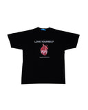 Love Yourself Oversized Black Tee