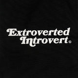 Essential Jet Black Shopping Tote - extrovertedintrovert