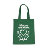 Essential Forest Green Shopping Tote - extrovertedintrovert