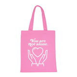 Essential Pastel Pink Shopping Tote - extrovertedintrovert