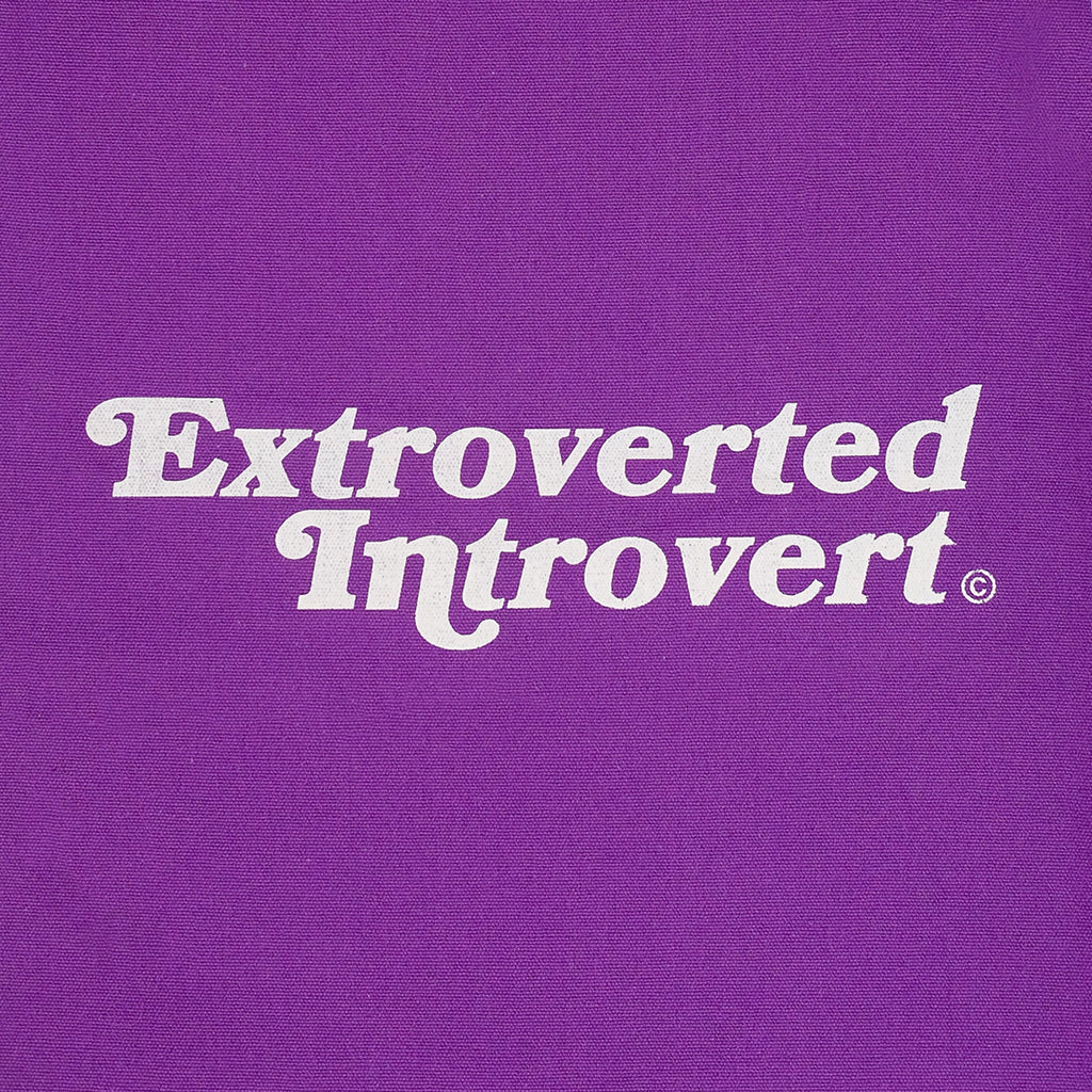 Essential Violet Purple Shopping Tote - extrovertedintrovert