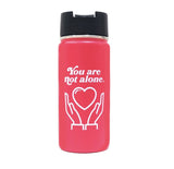 Extroverted Introvert x Hydro Flask - You Are Not Alone 16oz Watermelon Bottle